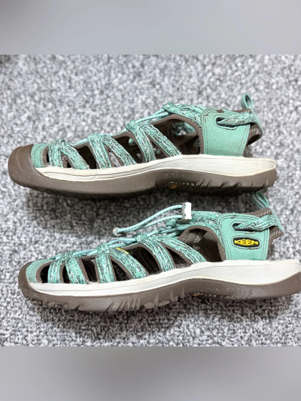 Keen Womens Size 8 Whisper Hiking Water Shoe Sage Green Lily Pad 1016243 Sandals